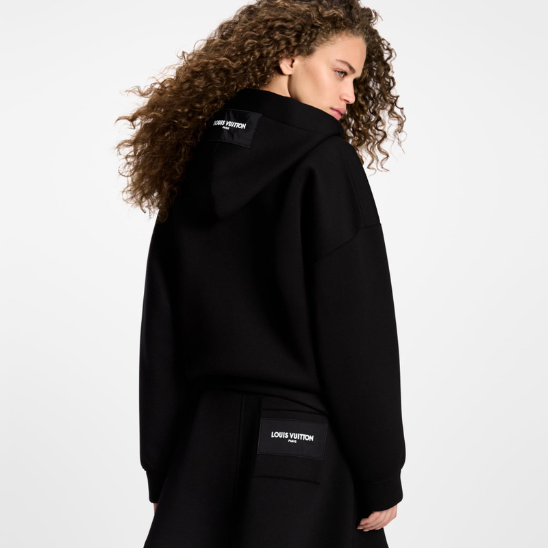 Monogram Scarf Zip-Up Hoodie 7