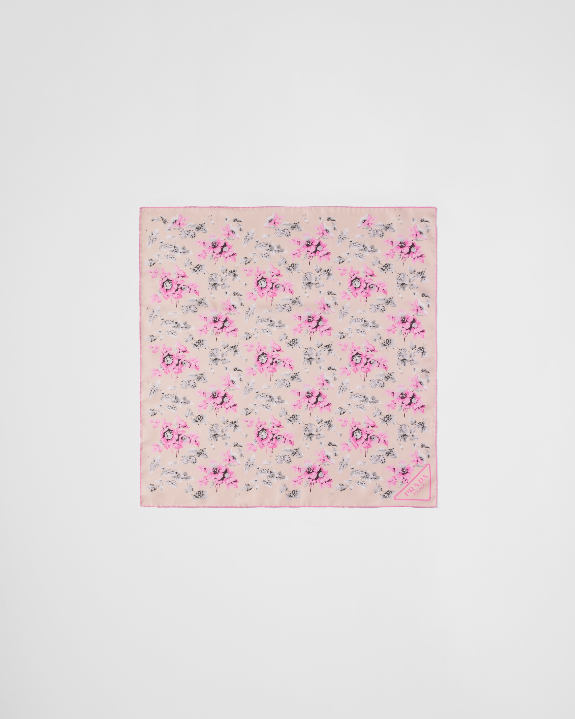 Printed silk twill scarf - 3