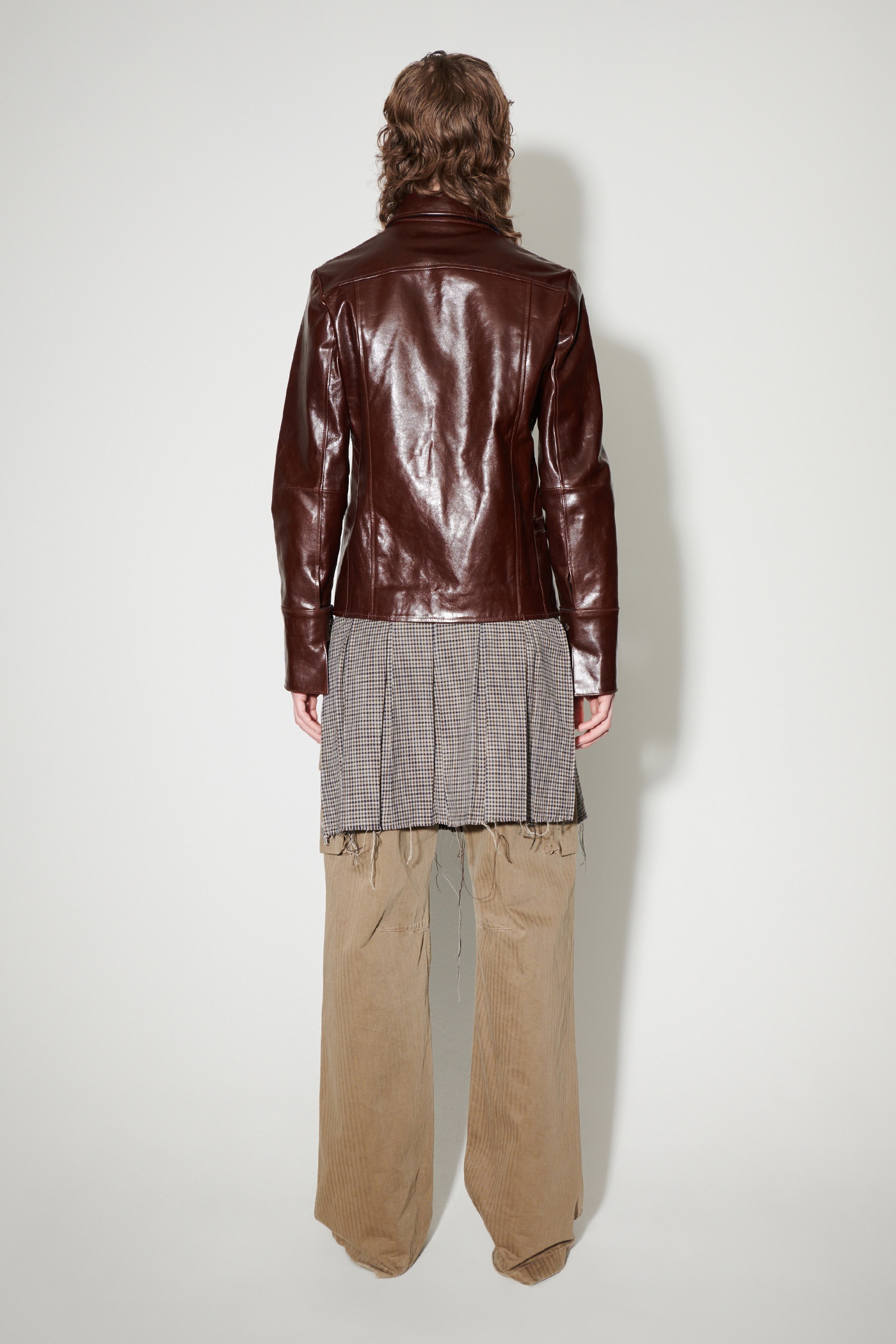 Verve Jacket True Dye Tuscan Brown Leather - 6