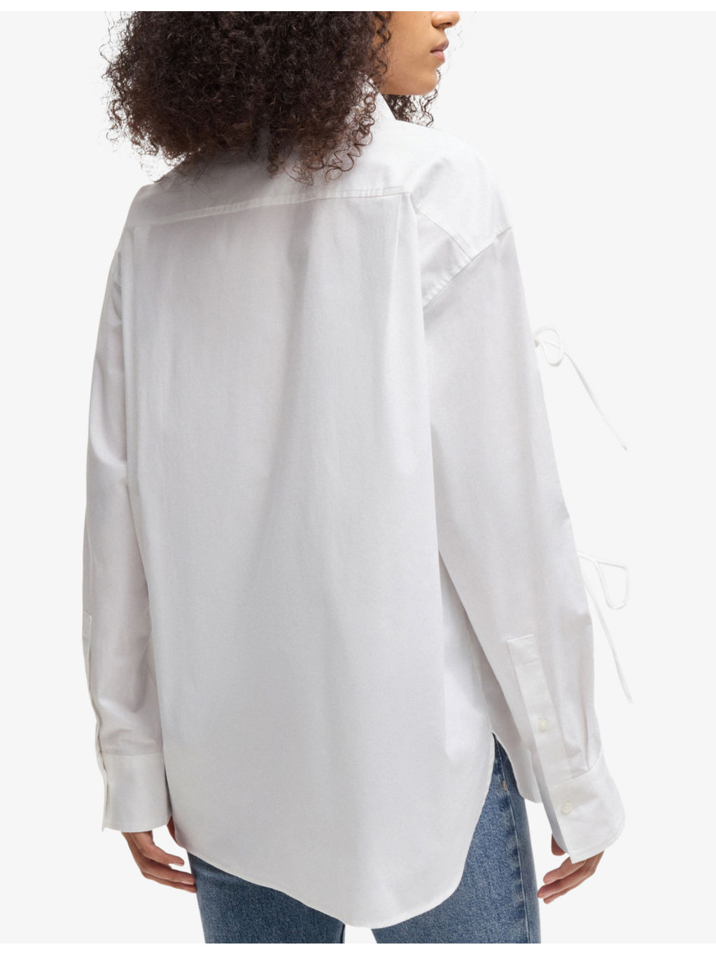 Bow-Embellished Long-Sleeve Cotton Shirt - 4