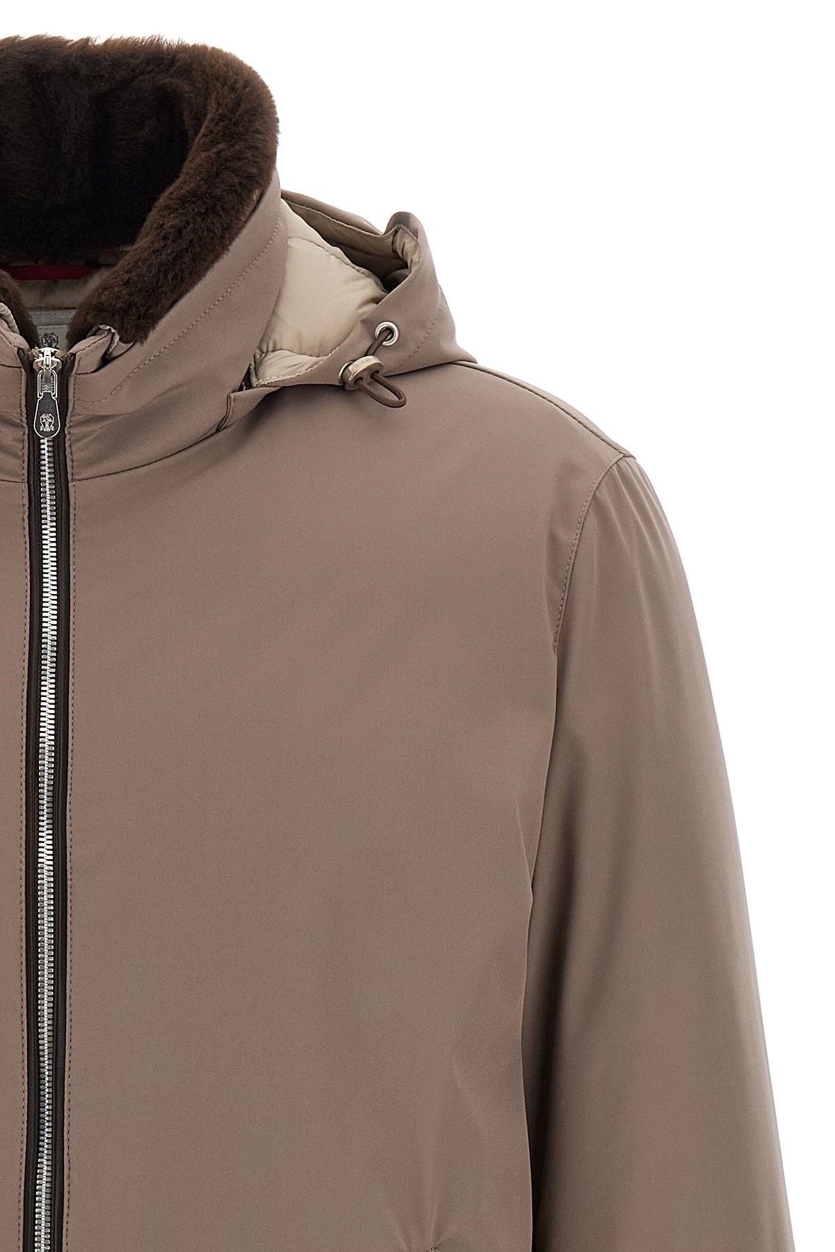 Sherling neck bomber jacket - 3