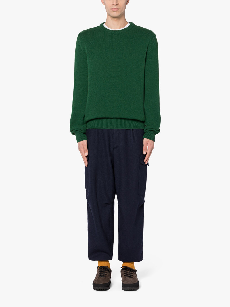 Mackintosh HOLKHAM GREEN CASHMERE CREWNECK SWEATER outlook