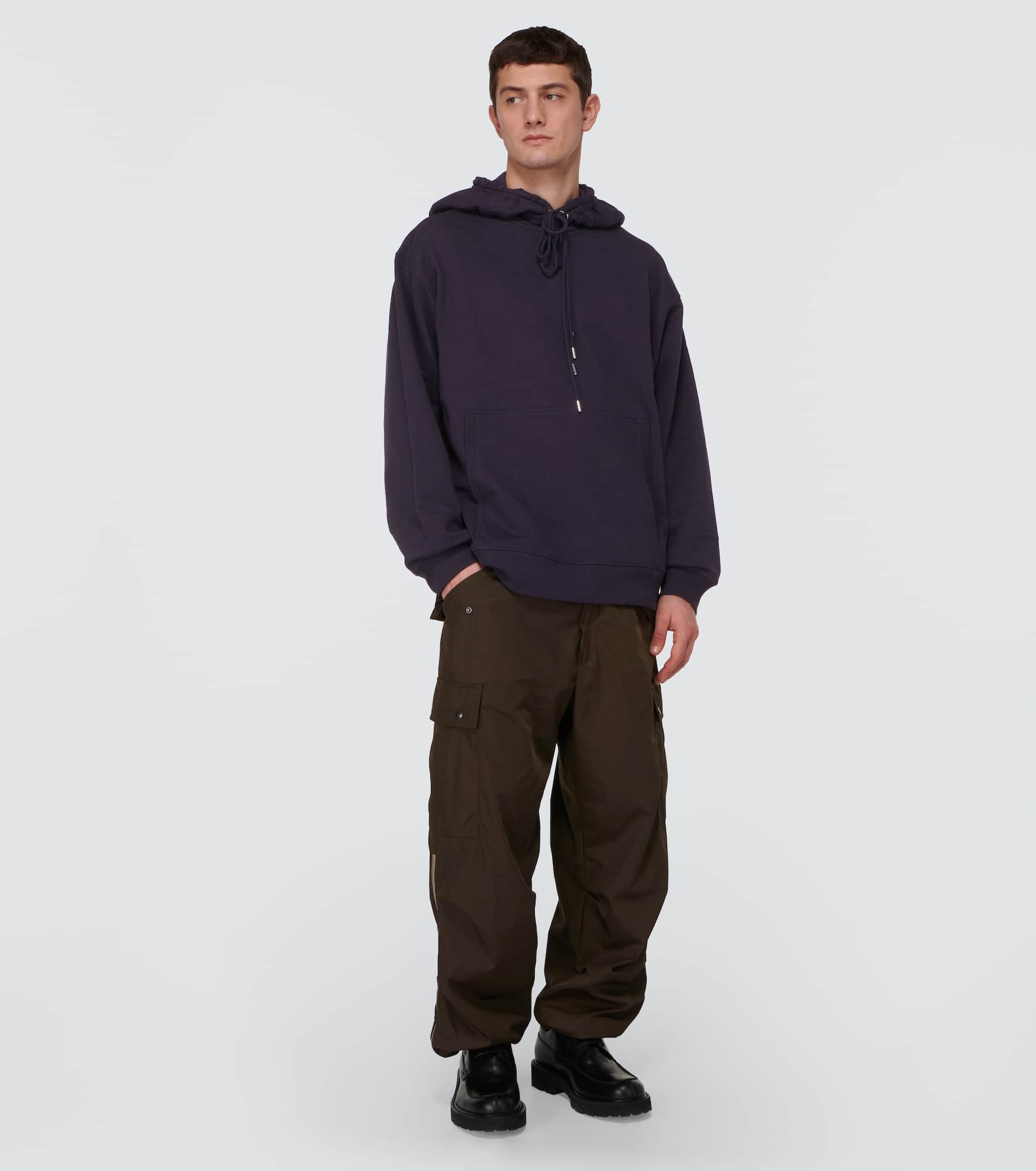 Cotton jersey hoodie - 2
