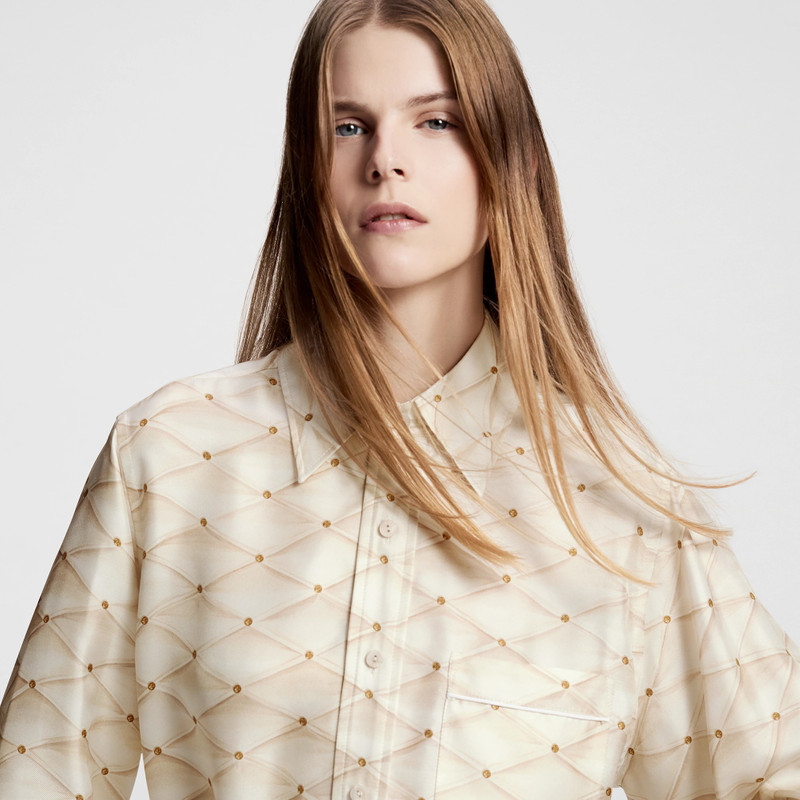 3D Malletage Print Pajama Shirt 2