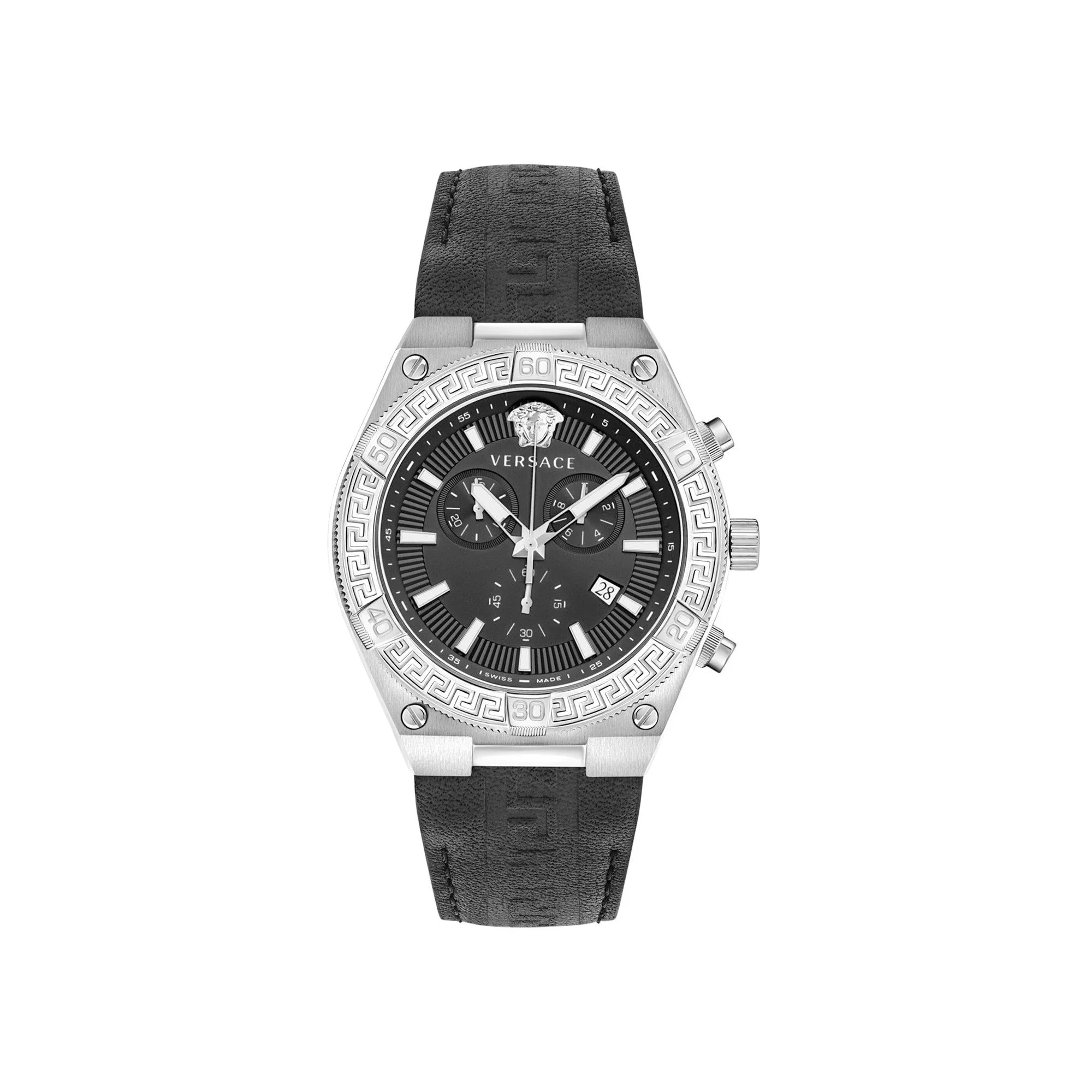 Versace V Sporty Greca Strap Watch 'Stainless Steel' - 1