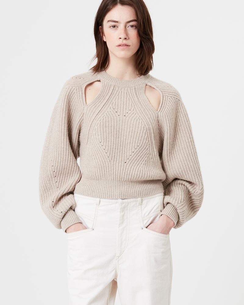 PALMA CASHMERE OPEN BACK SWEATER - 4