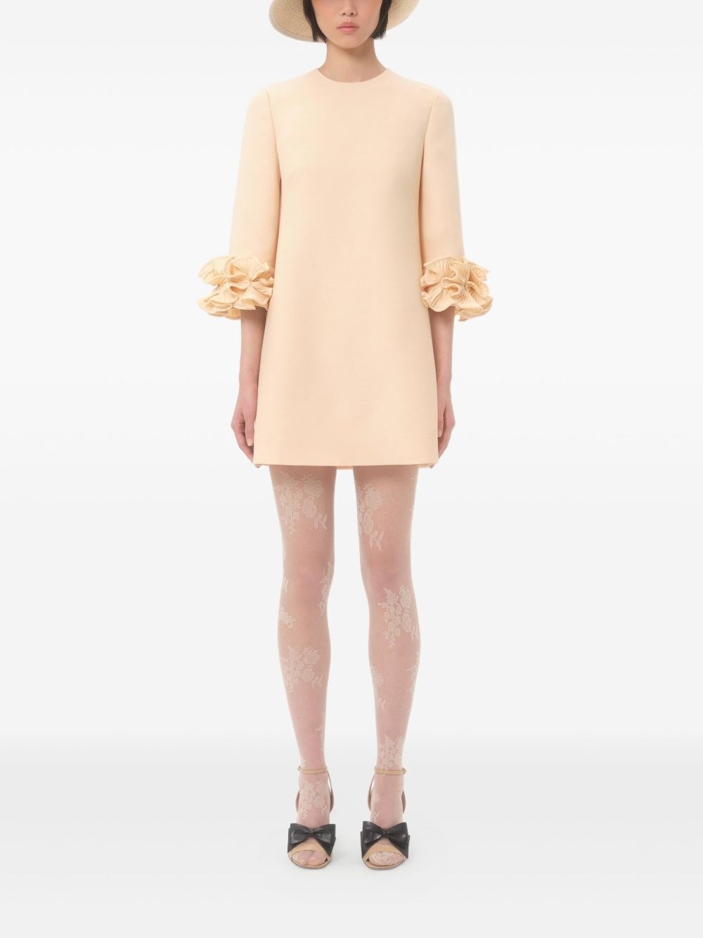Wool and silk short dress - 5