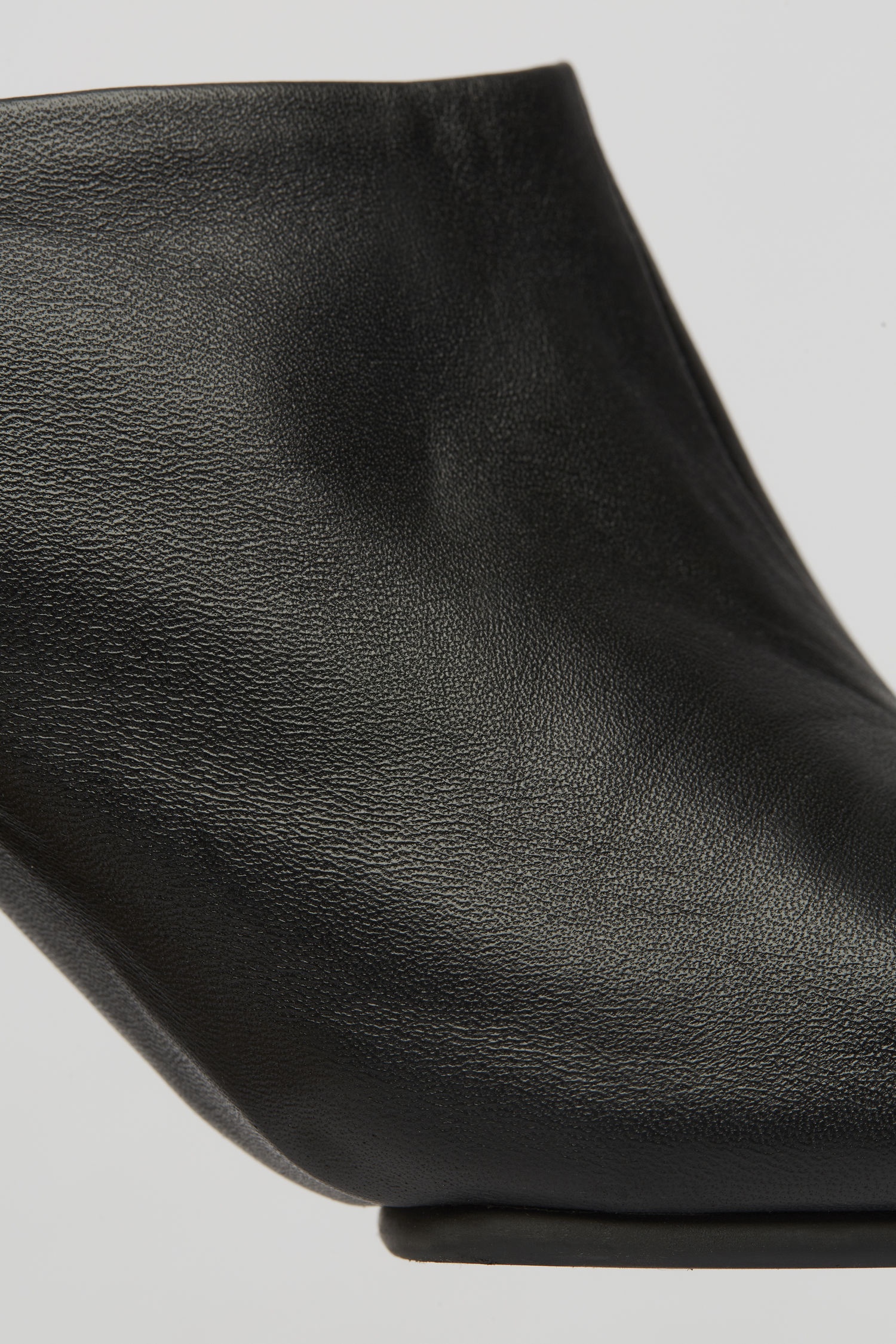 Leather mules black - 6
