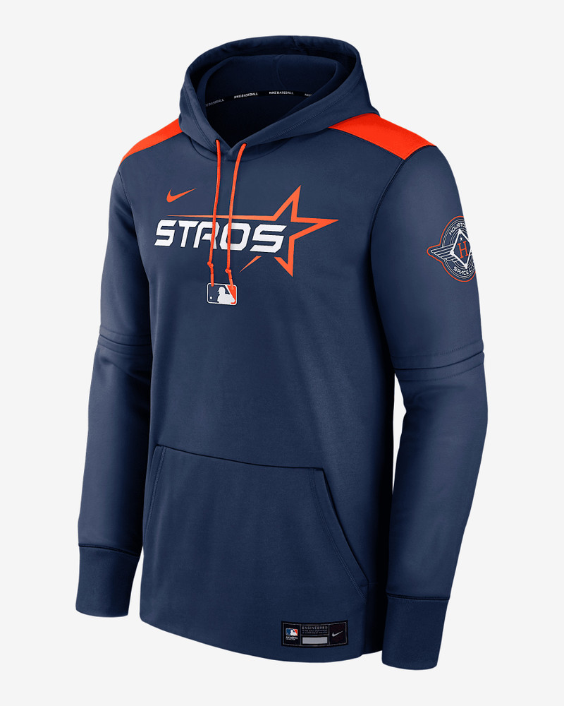 Houston Astros Authentic Collection City Connect Men's Nike Therma MLB Pullover Hoodie 1