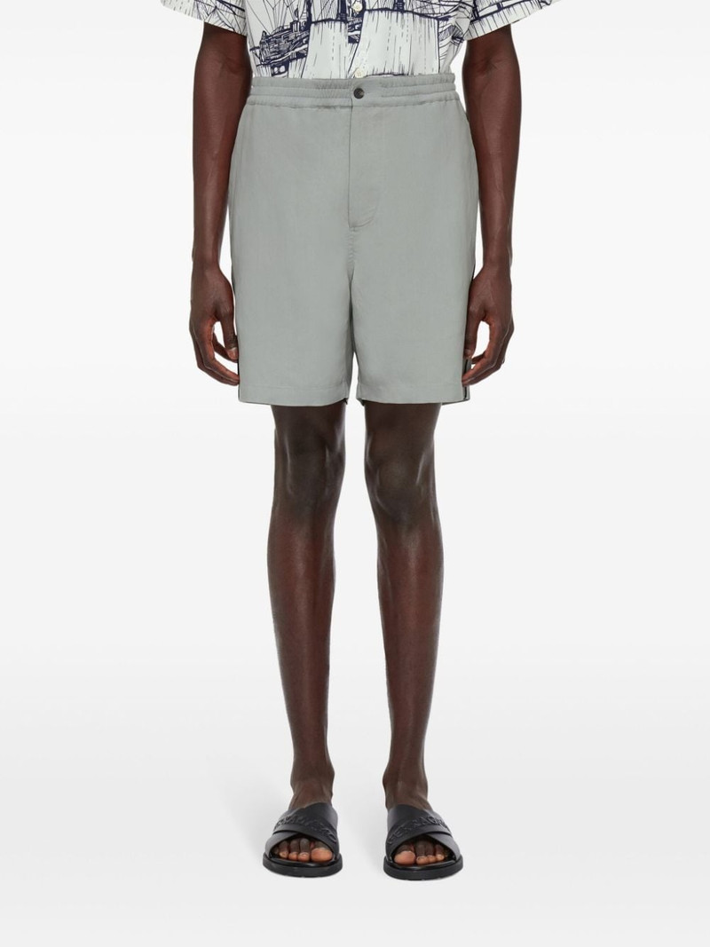 logo-embroidered straight-leg shorts 3