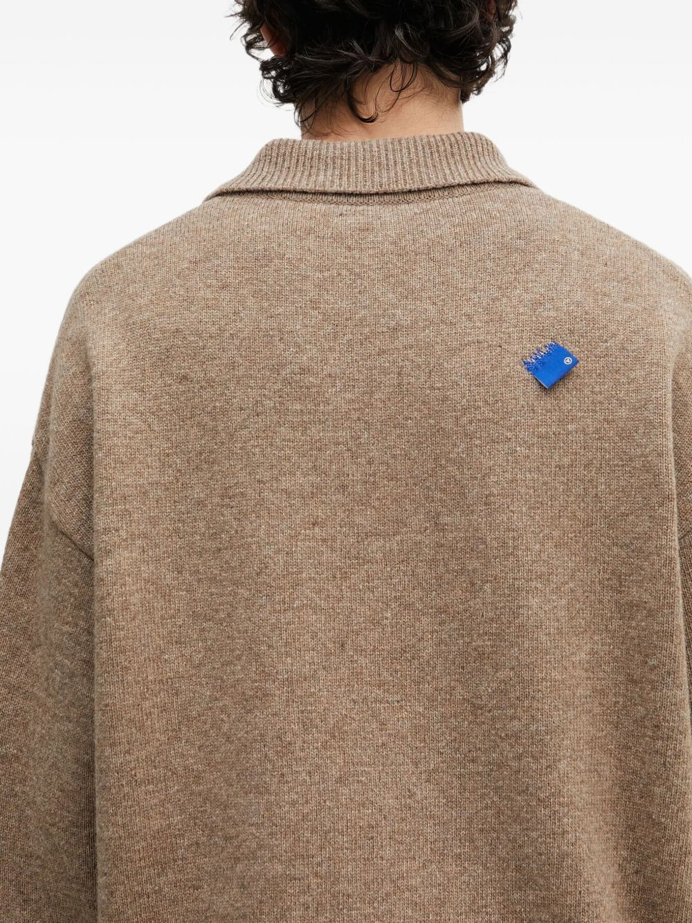 buttoned polo-neck sweater - 5