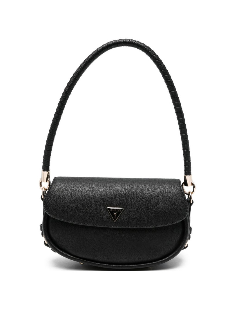 Danya triangle logo leather tote bag 1