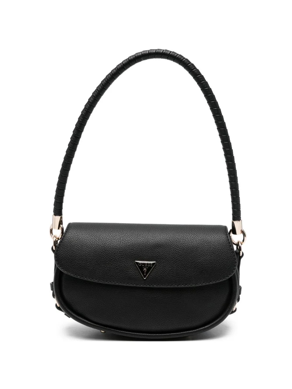 Danya triangle logo leather tote bag - 1
