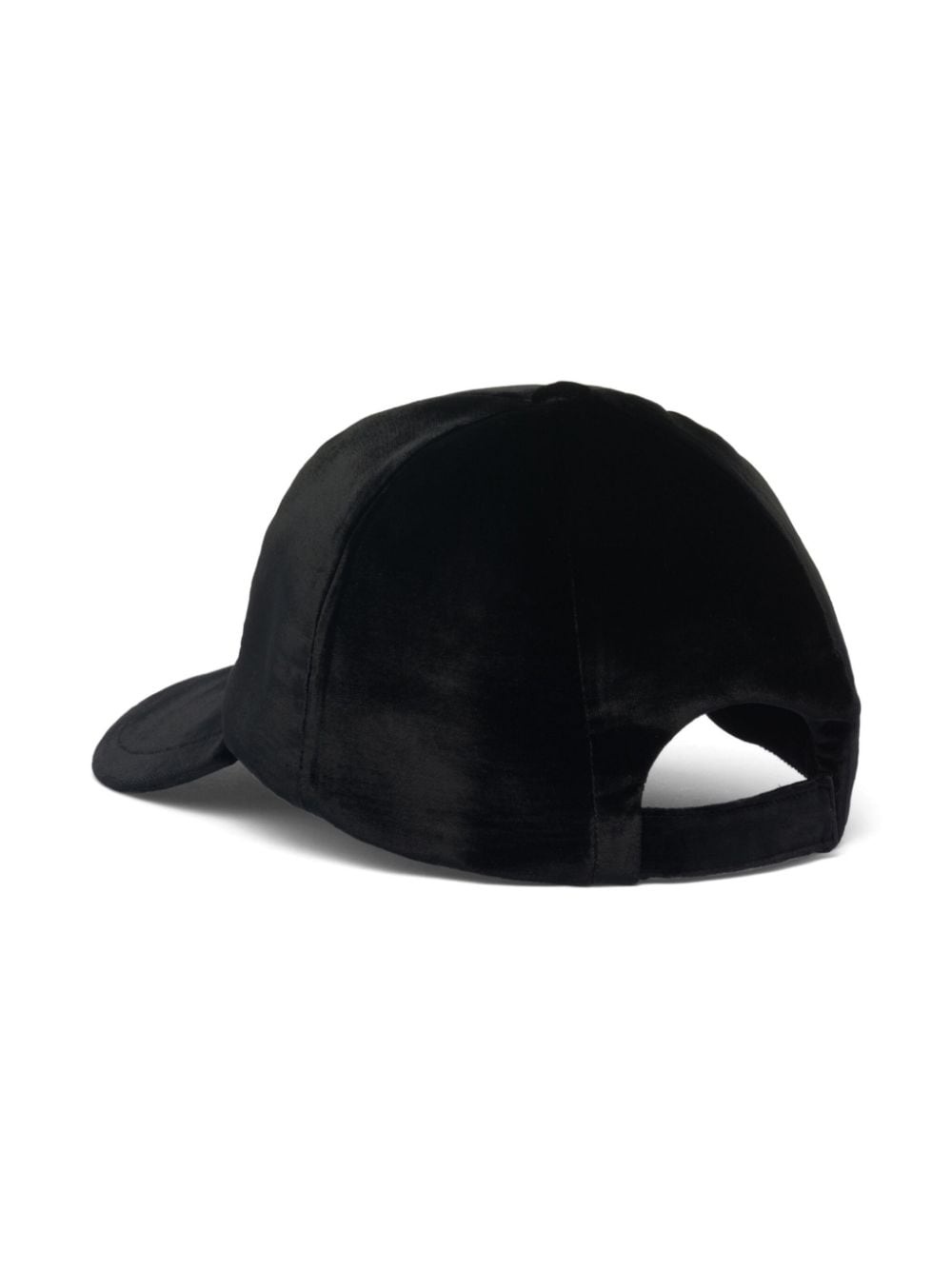 triangle-logo velvet baseball cap - 3