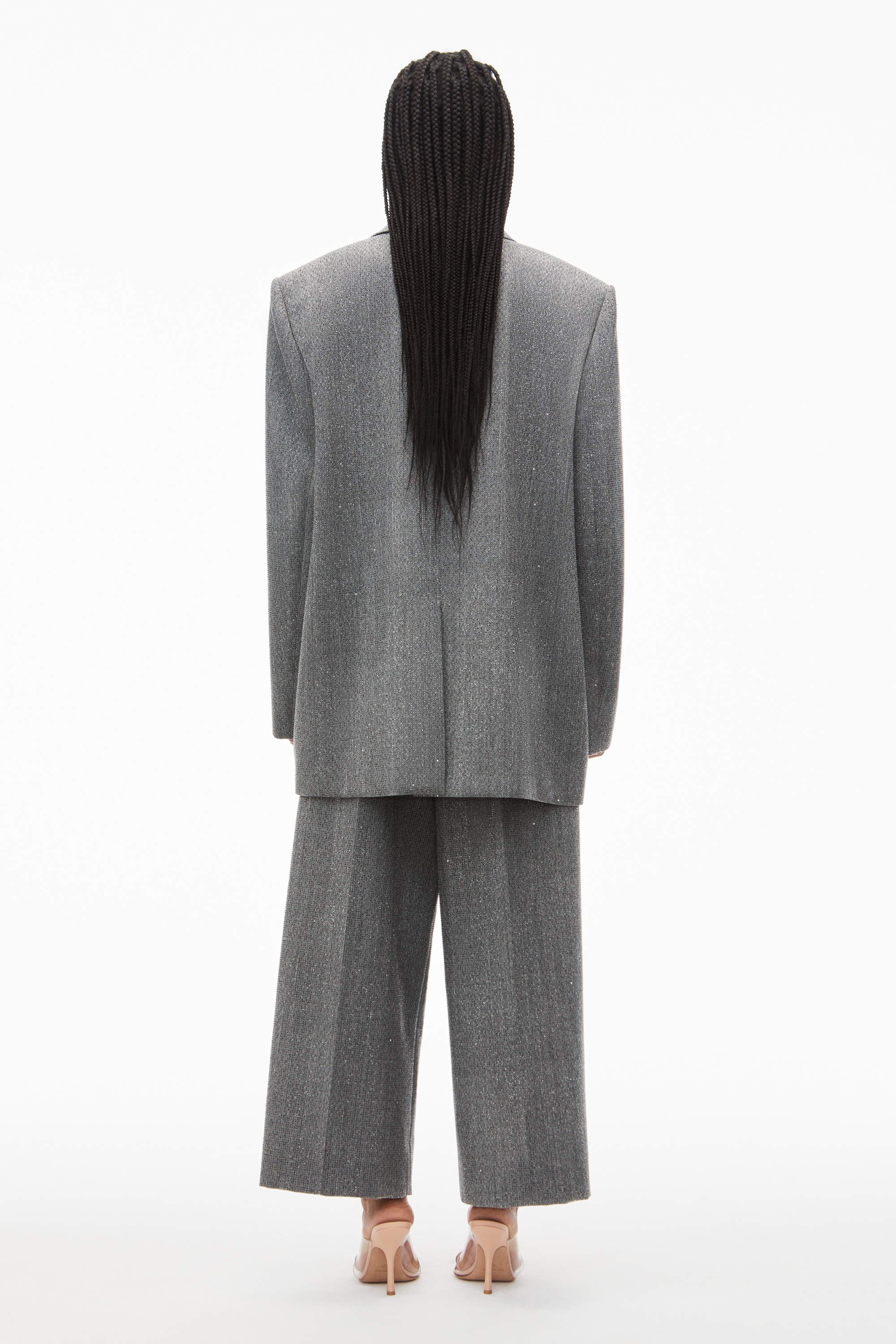 oversized blazer in herringbone tailoring - 5