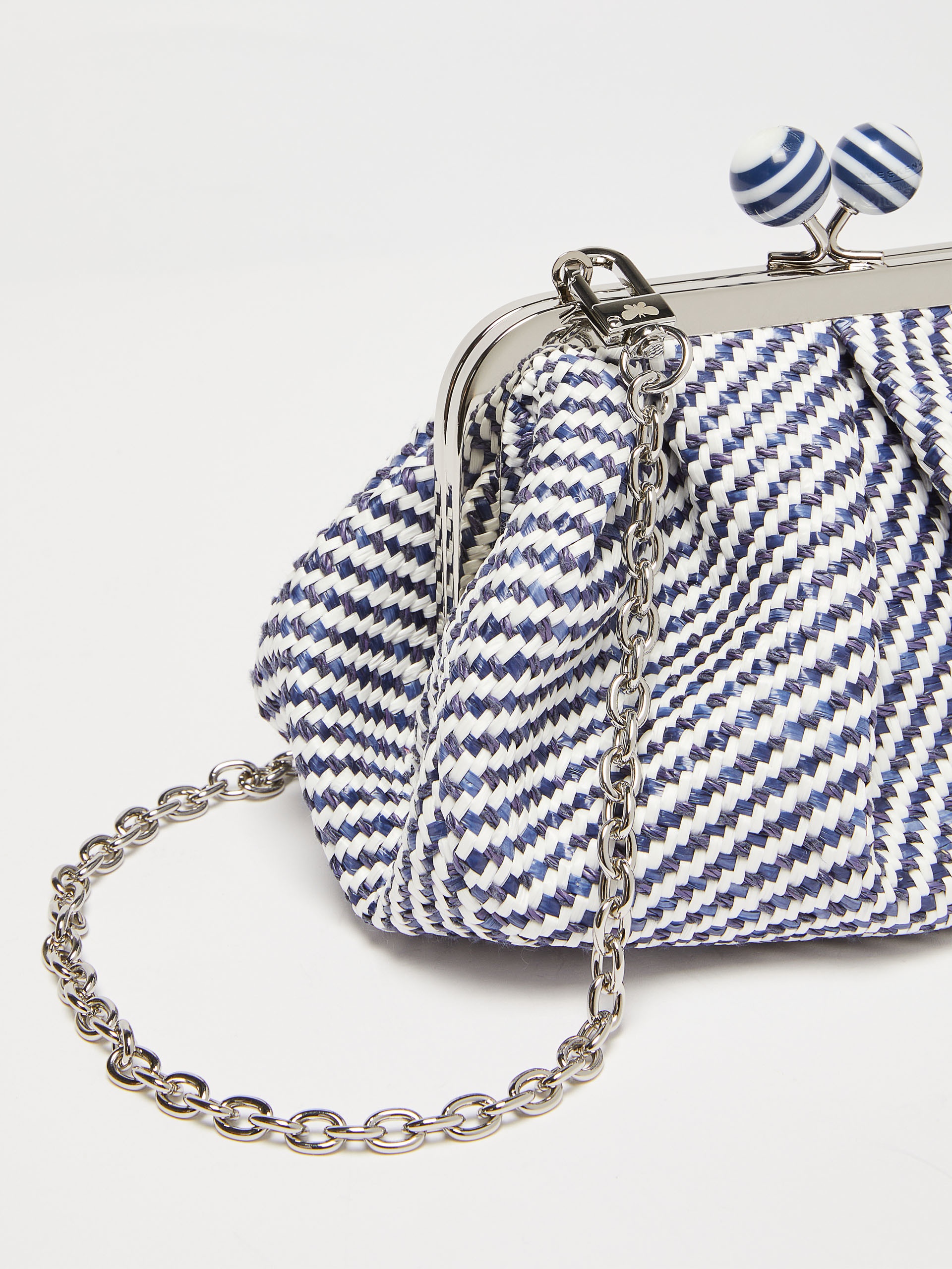 QUINCY Small Pasticcino Bag in raffia - 4