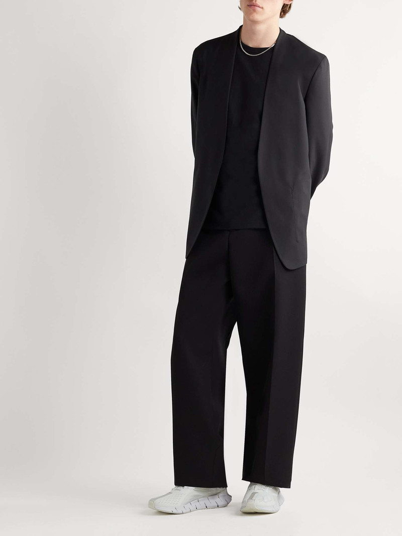 Maison Margiela + Maison Margiela Project 0 ZS Memory Of appliquéd Rubber-Trimmed Felt Sneakers outlook