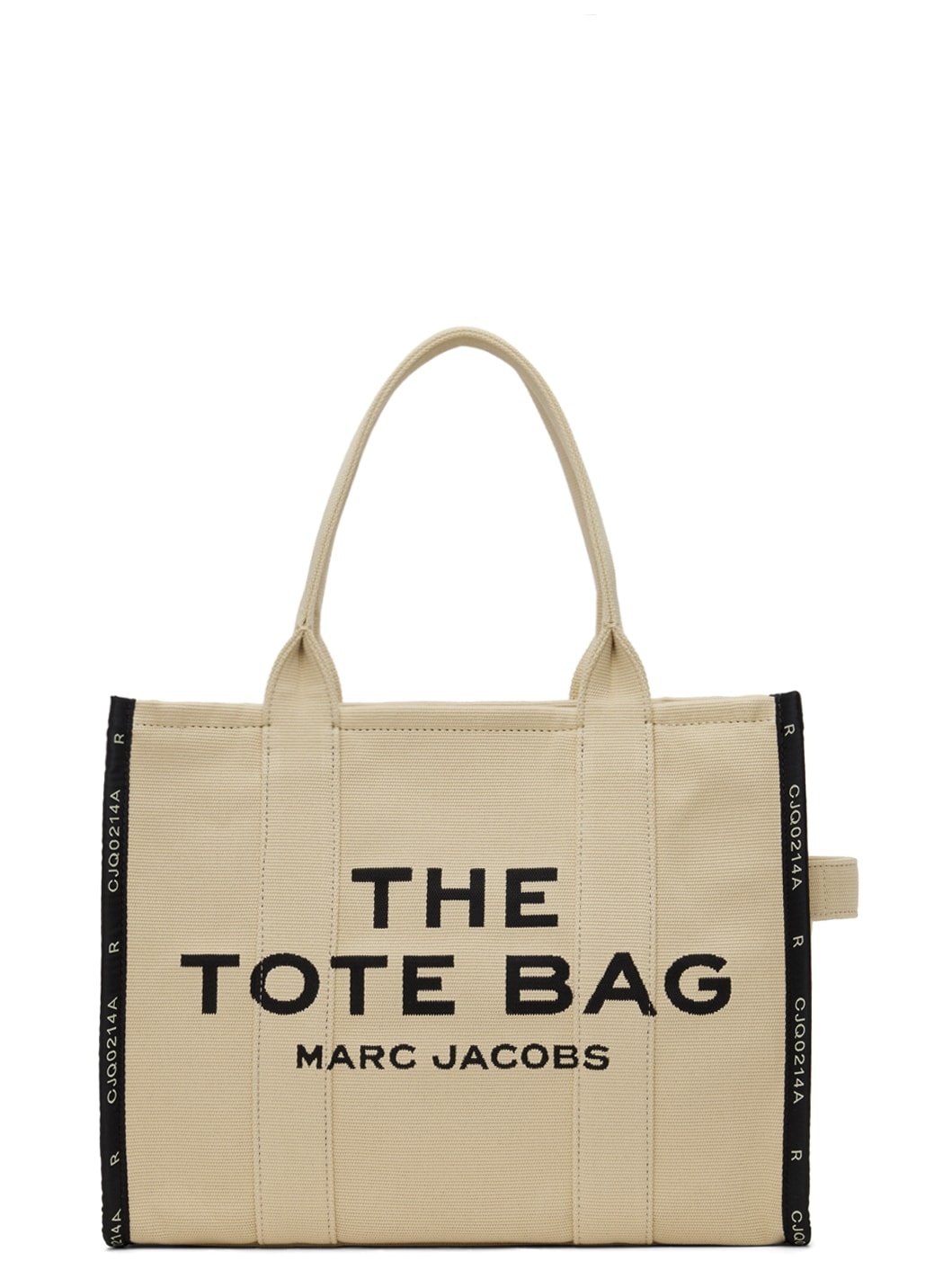 Beige Large 'The Jacquard' Tote - 1