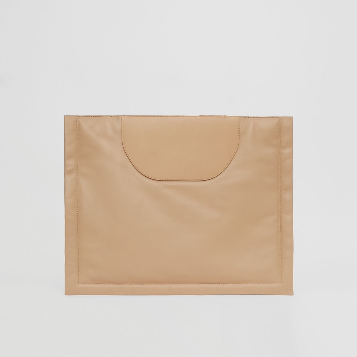 Leather and Lambskin Olympia Scarf Clutch - 8