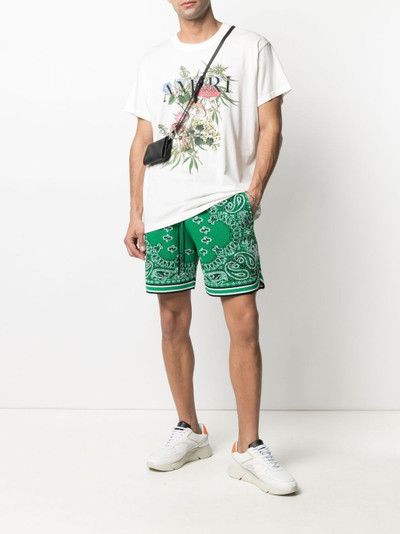 AMIRI bandana print shorts outlook