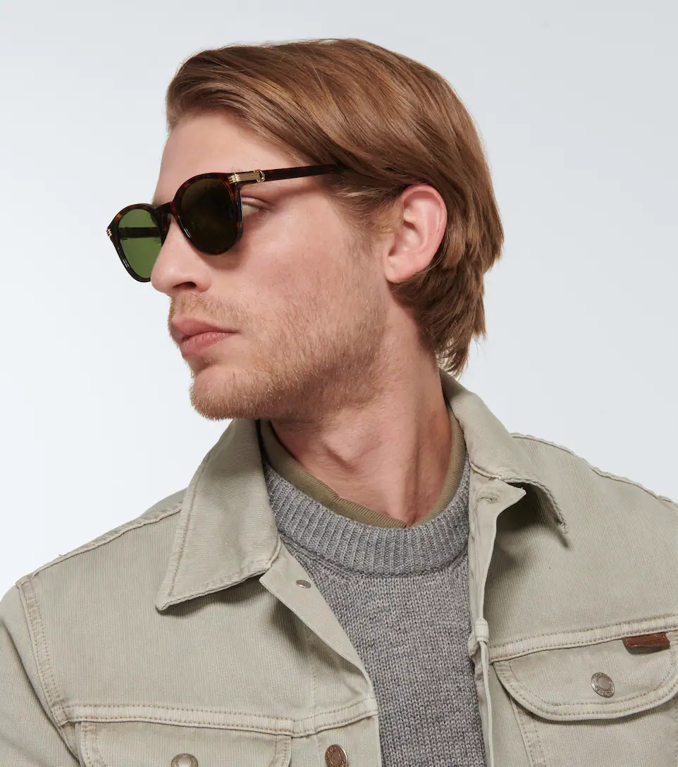 Rounded acetate sunglasses - 2