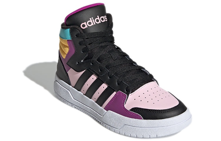 (WMNS) adidas neo Entrap Mid 'Black Pink Yellow' GY7595 - 3