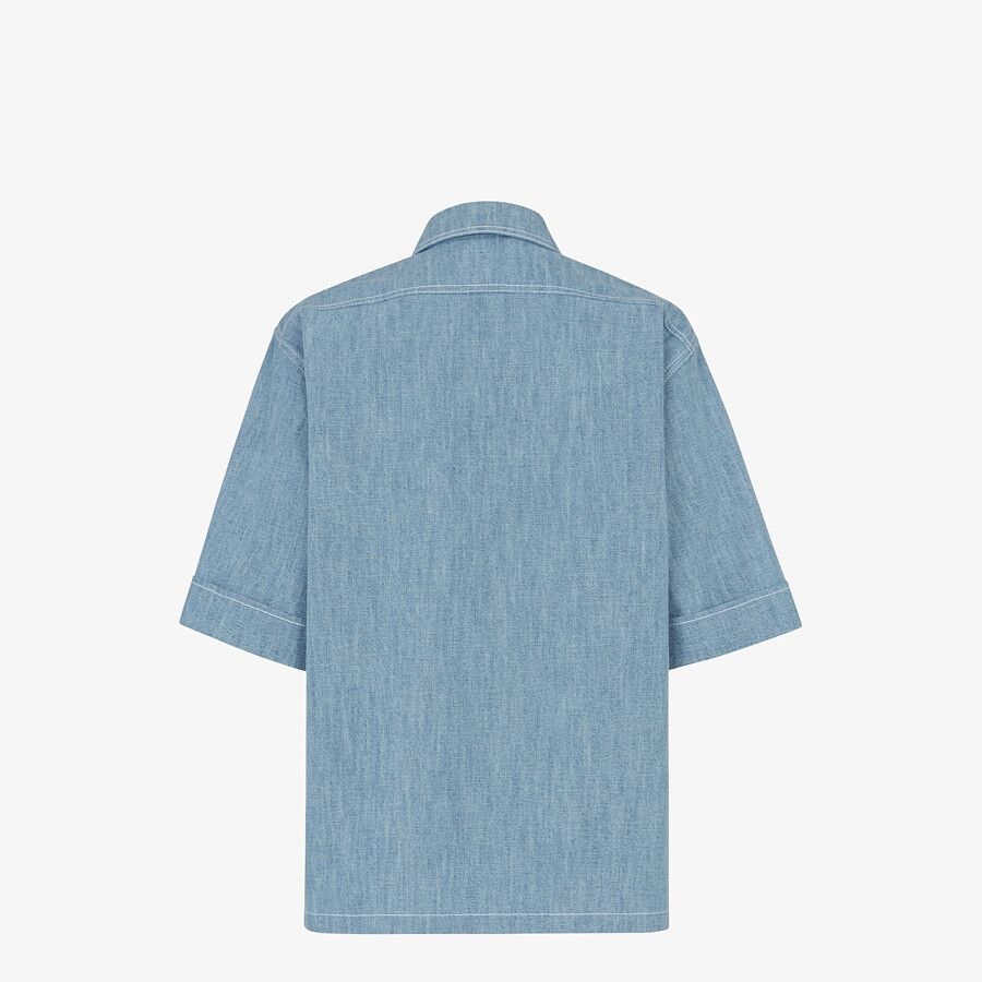 Light blue chambray shirt - 2