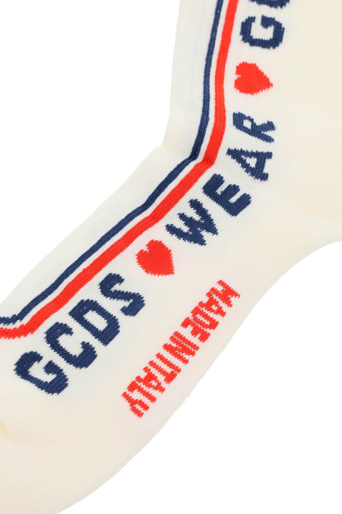 CUTE TAPE LOGO SOCKS - 4