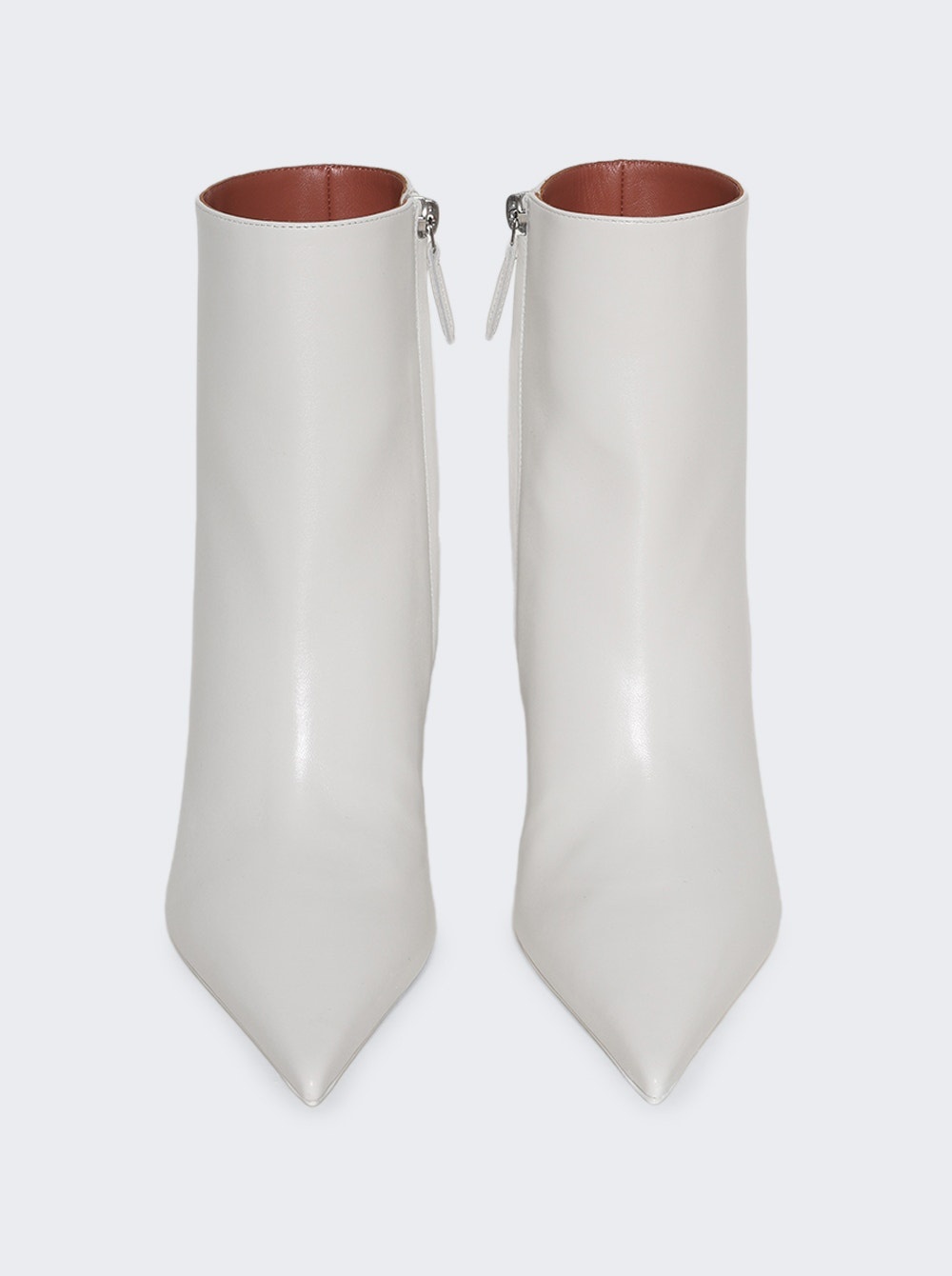 Barbara Bootie White Nappa Leather - 5