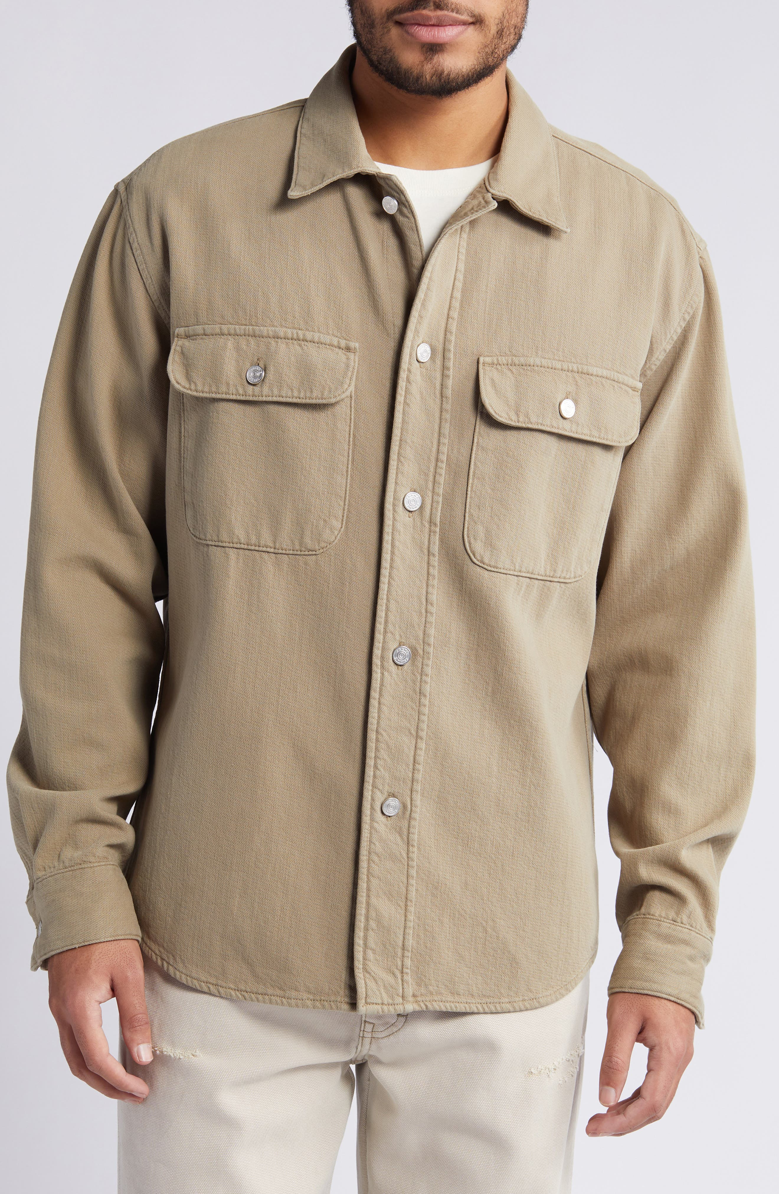 Textured Terry Overshirt - 2