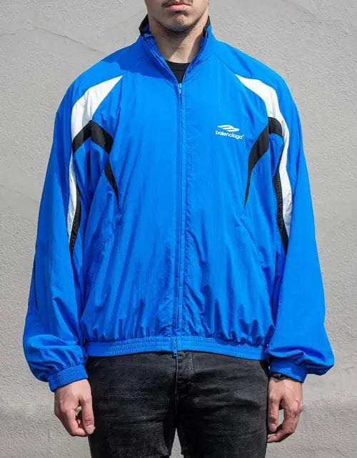 Balenciaga Blue 3B Sports Icon Tracksuit Jacket - 5