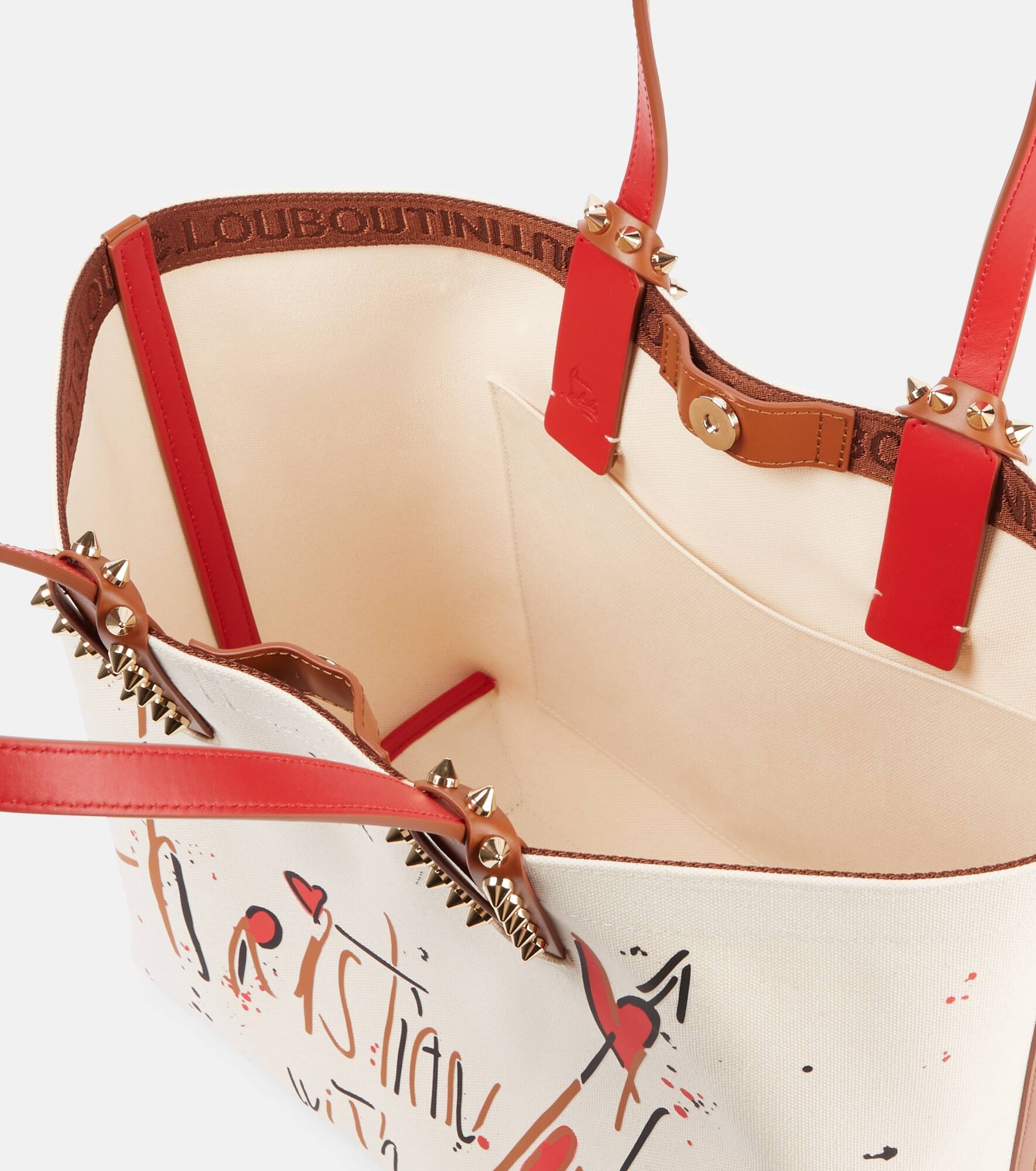 Cabata Large leather-trimmed tote bag - 3