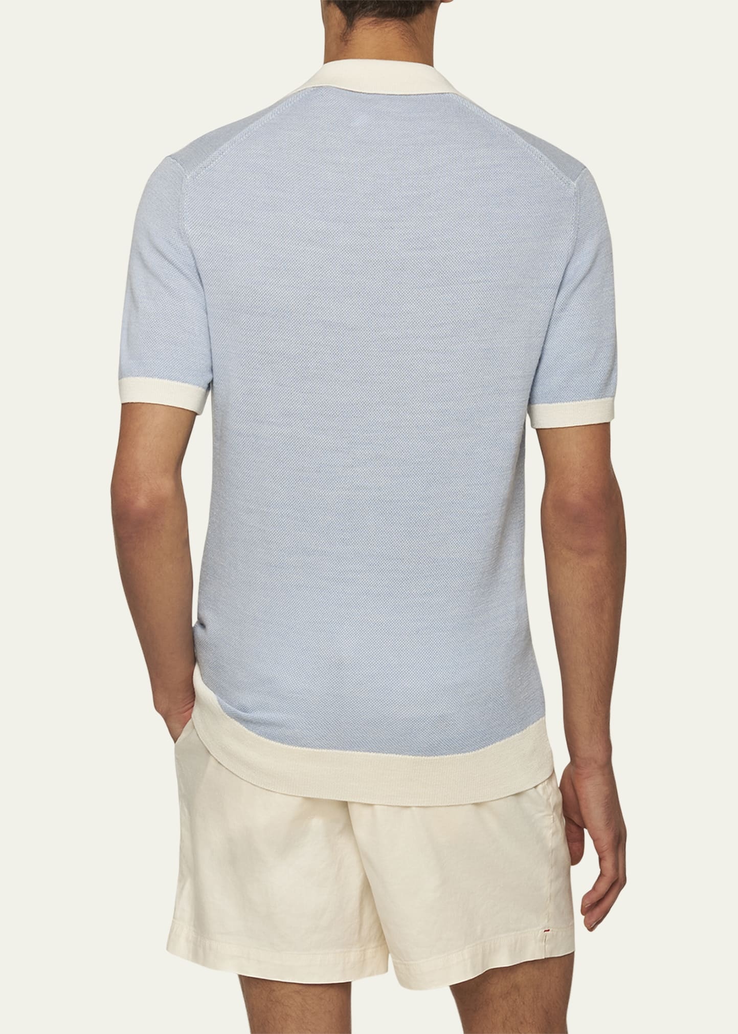 Men's Bulldog Linen Shorts - 3
