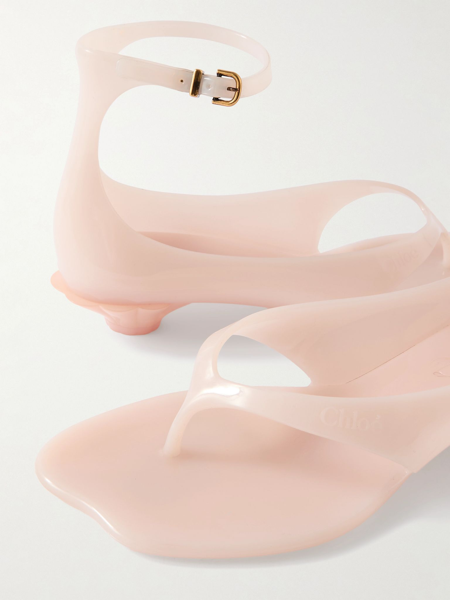 Jelly TPU sandals Baby pink - 4