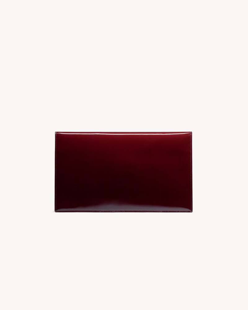 SAINT LAURENT UPTOWN POUCH IN PATENT LEATHER outlook