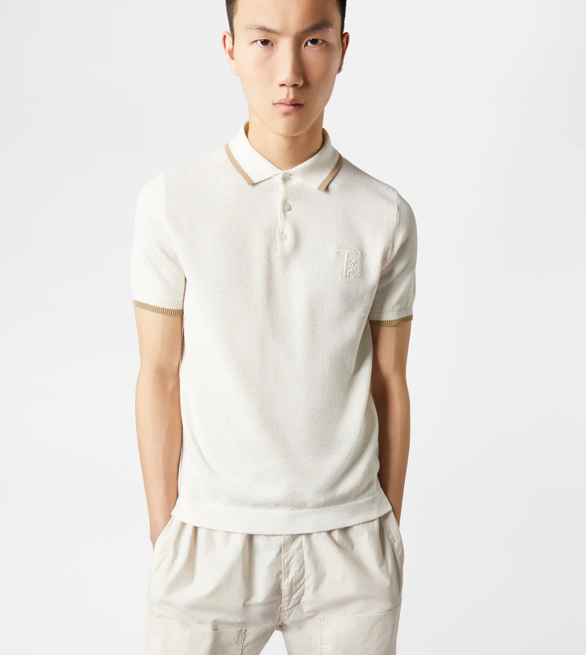 PIQUET POLO SHIRT - WHITE - 7