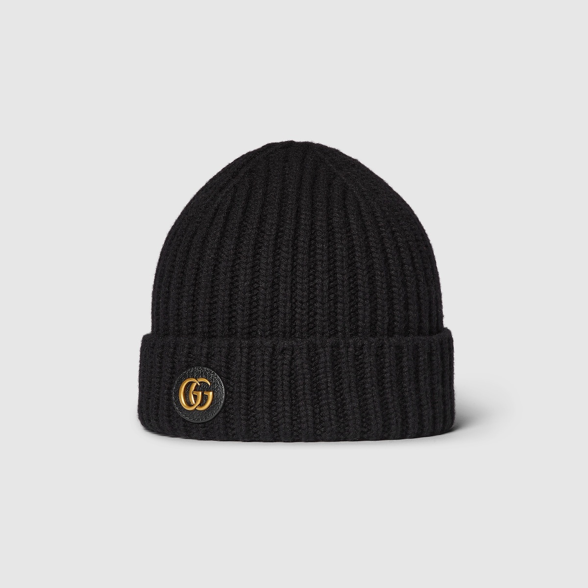Rib knit wool viscose lamé hat - 2