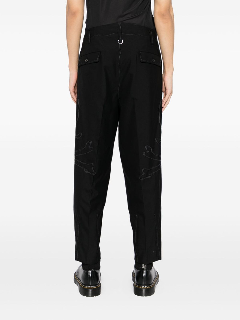logo-embroidered trousers 4