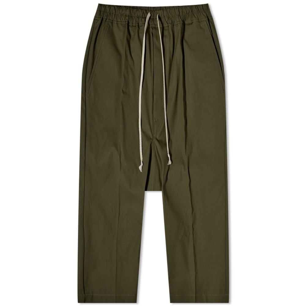 Rick Owens Drawstring Cropped Pant - 1