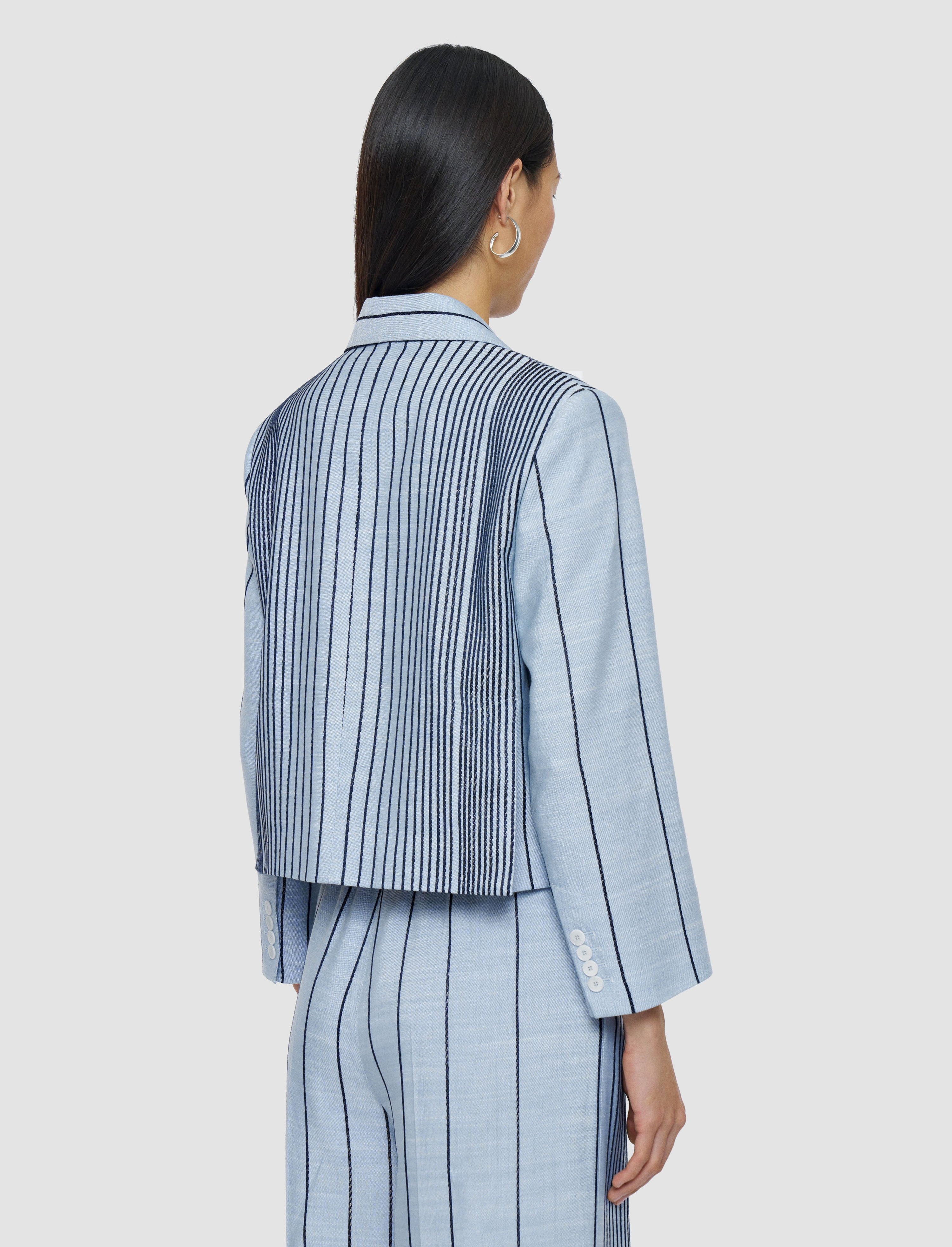 Berlier Embroidered Stripes Jacket - 4