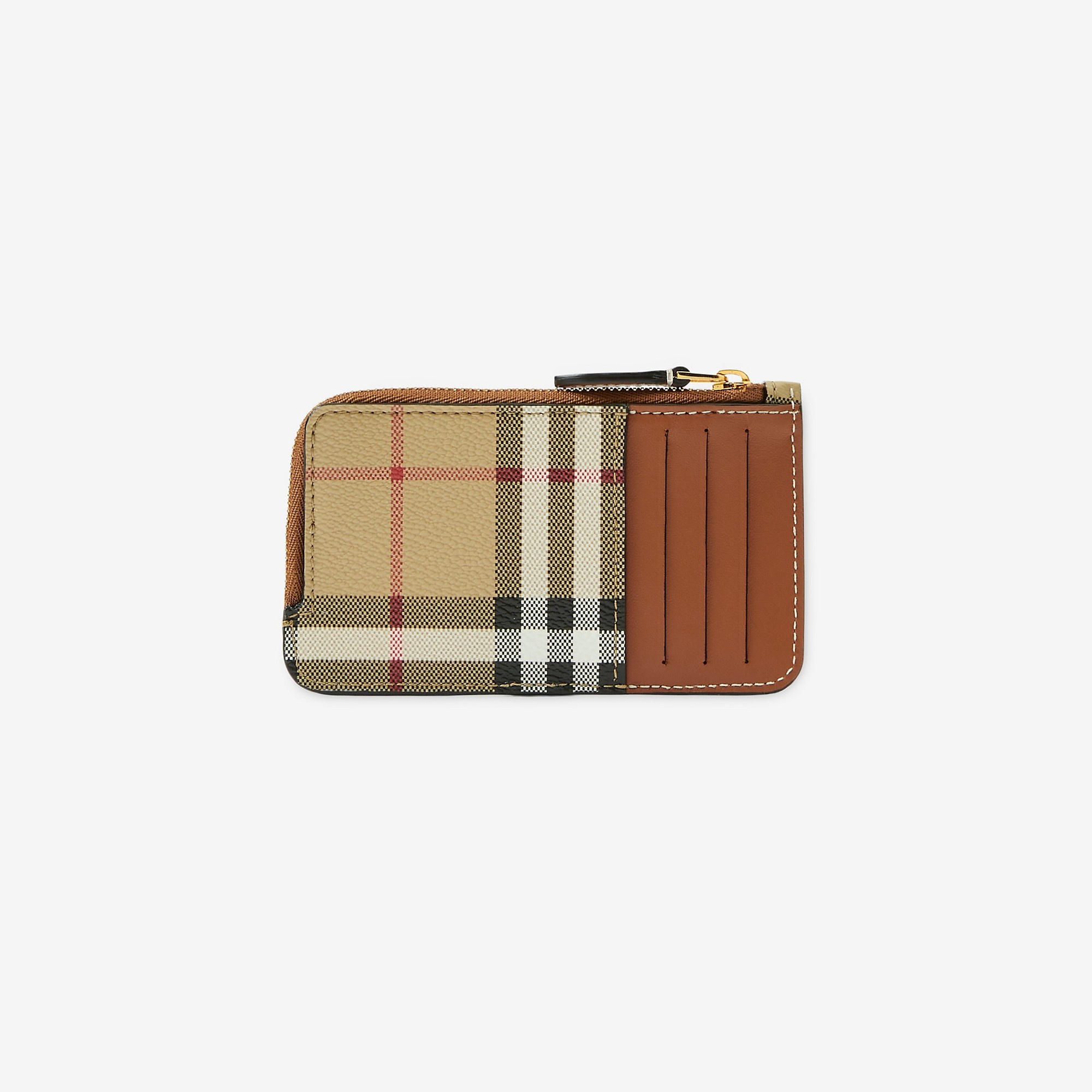 【送料込み】Burberry★8094777 Burberry Check Zip Card Case | REVERSIBLE