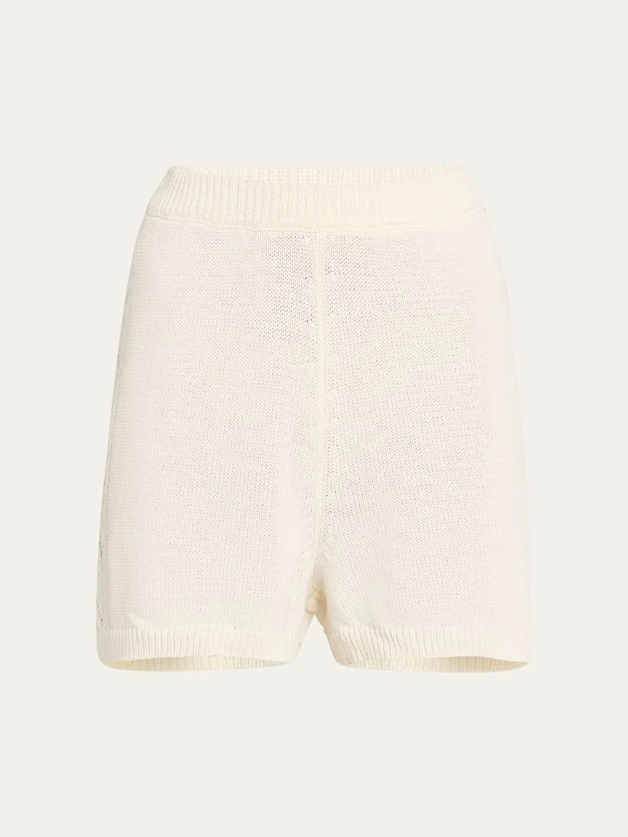 Andel Cotton Knit Shorts - 1