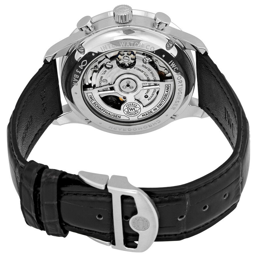 IWC Portugieser Chronograph Automatic Black Dial Men's Watch IW371609 - 3