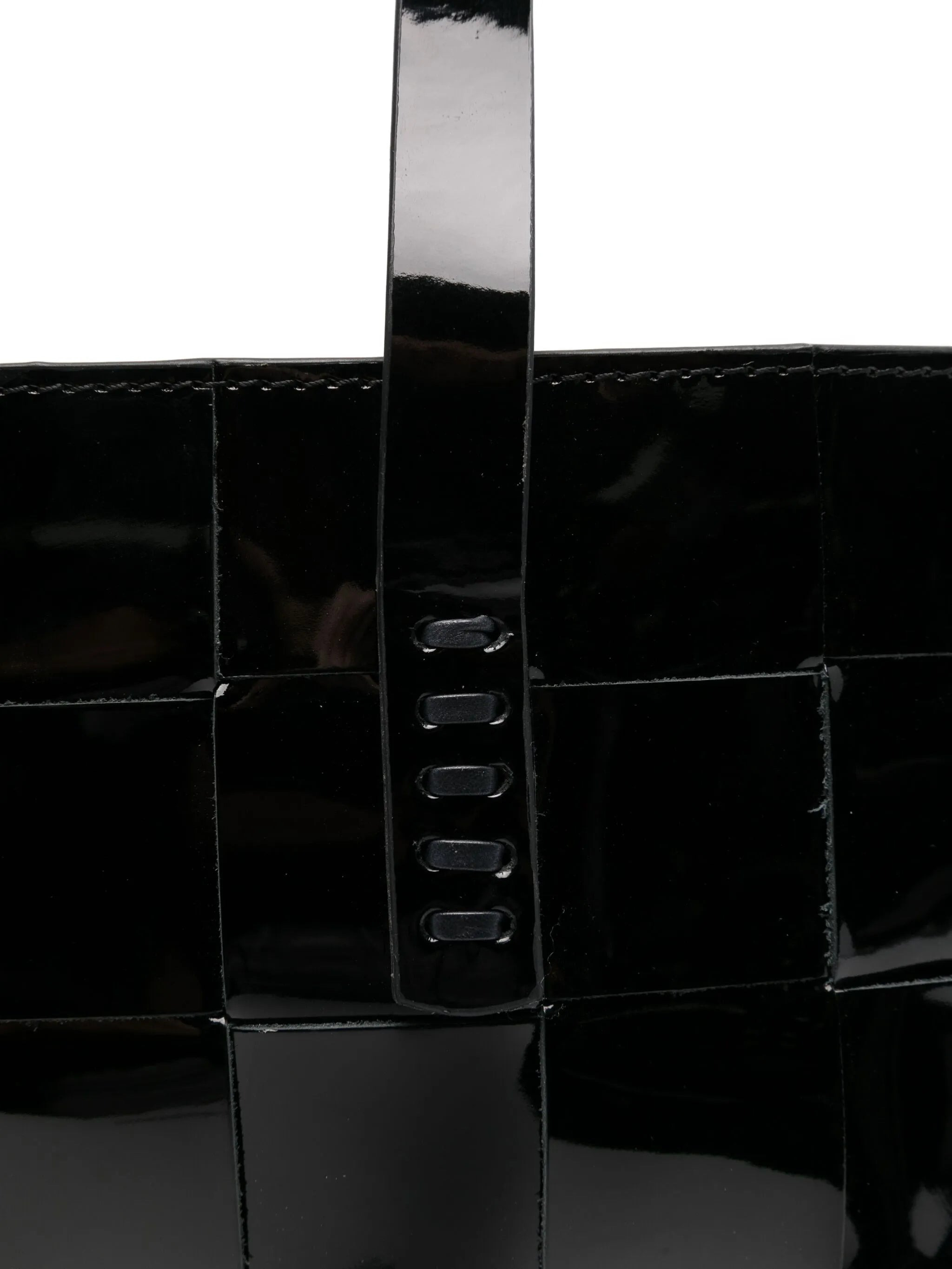 Dragon Diffusion Patent-leather-woven Tote Bag - 3