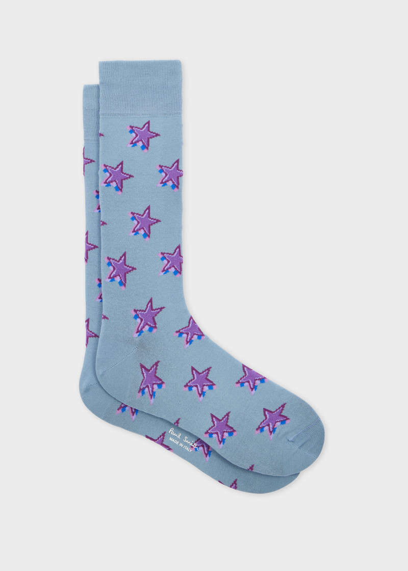 Sky Blue 'Starlight' Socks 1