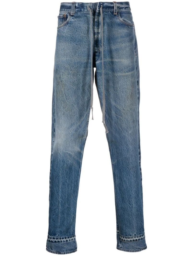 straight leg jeans - 1