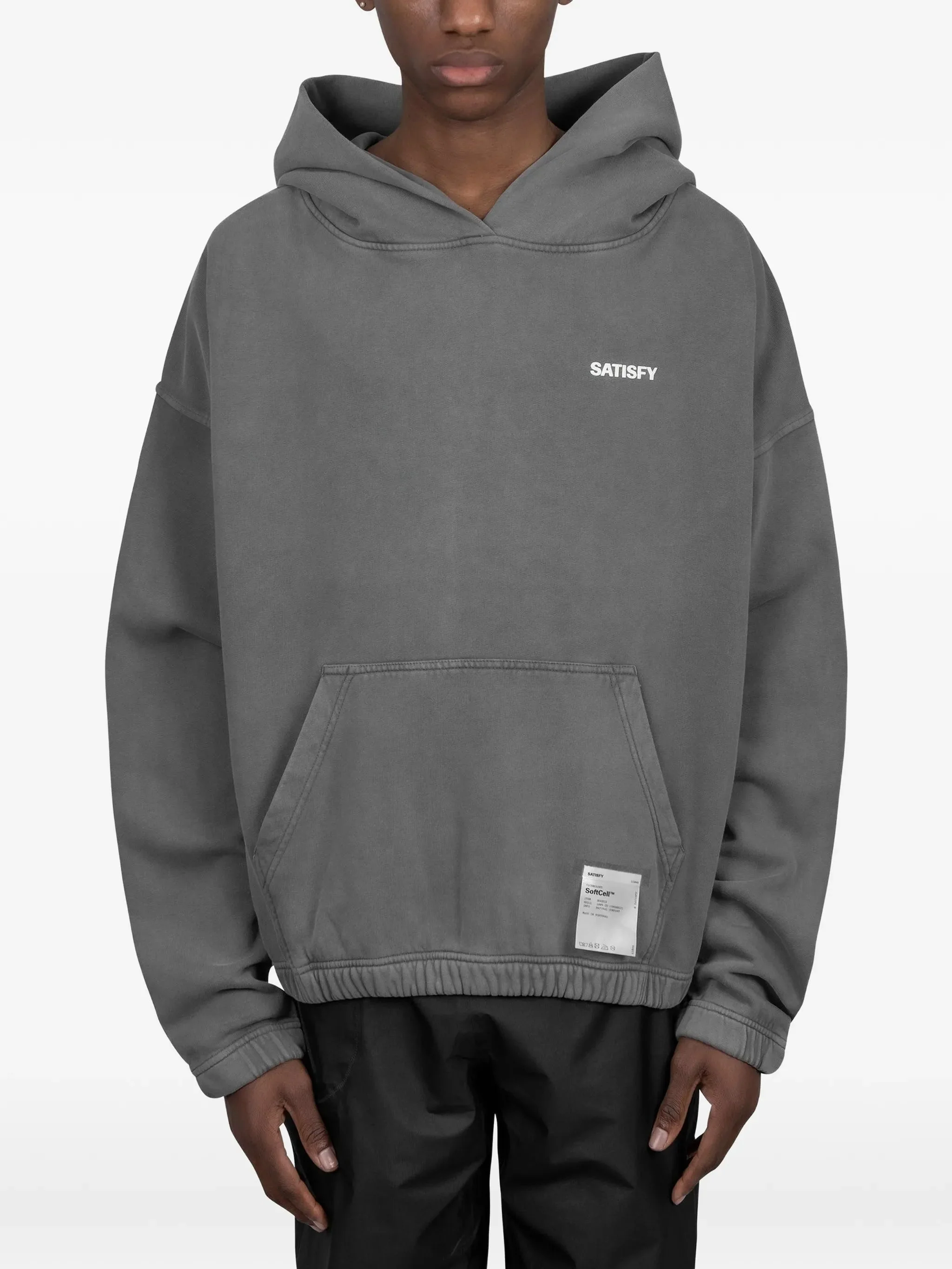 Satisfy Logo-print Hoodie - 1