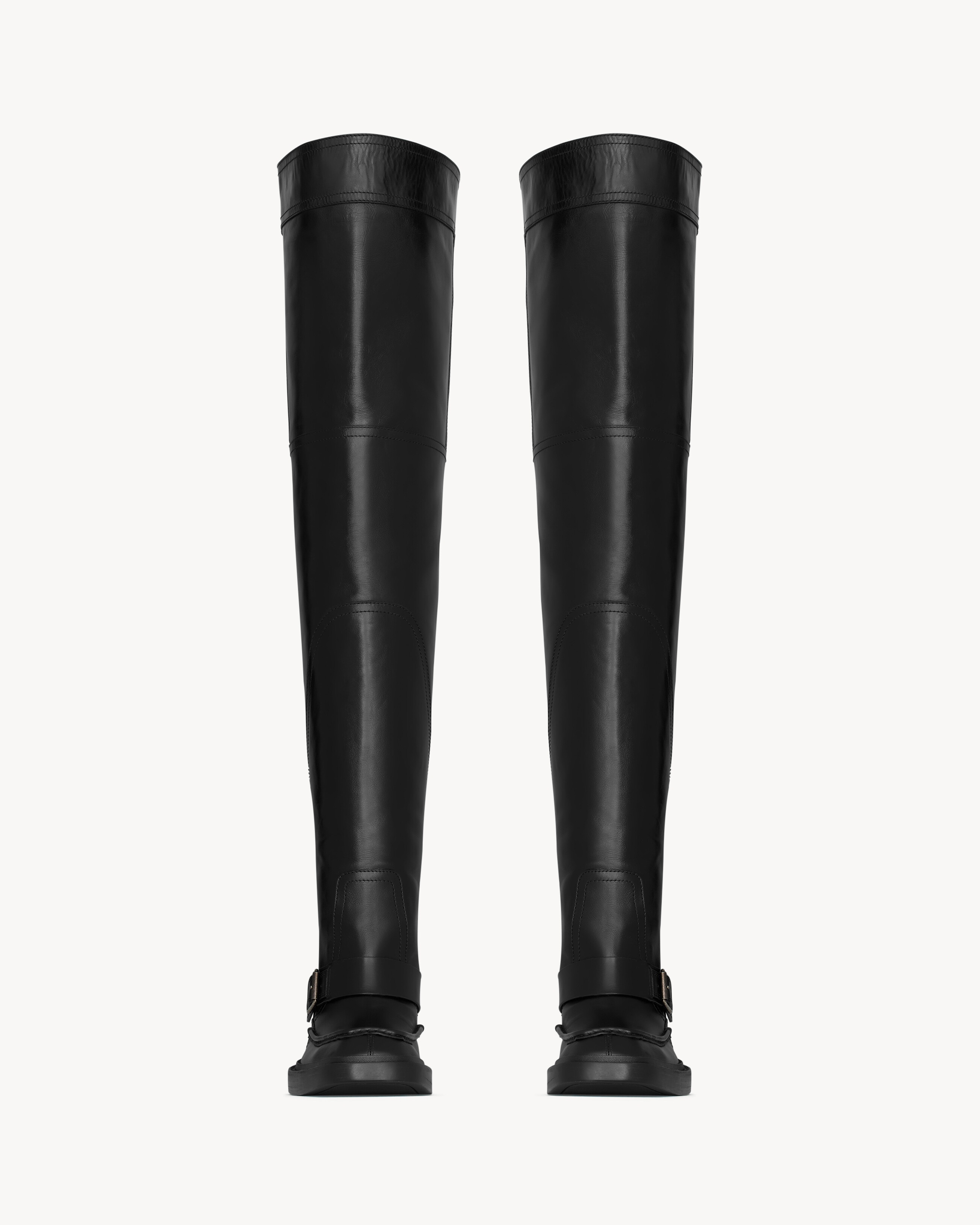 JOE OVER-THE-KNEE BOOTS IN SMOOTH LEATHER - 3