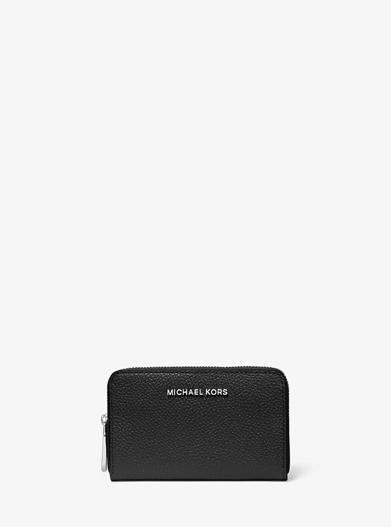 Small Pebbled Leather Wallet 1