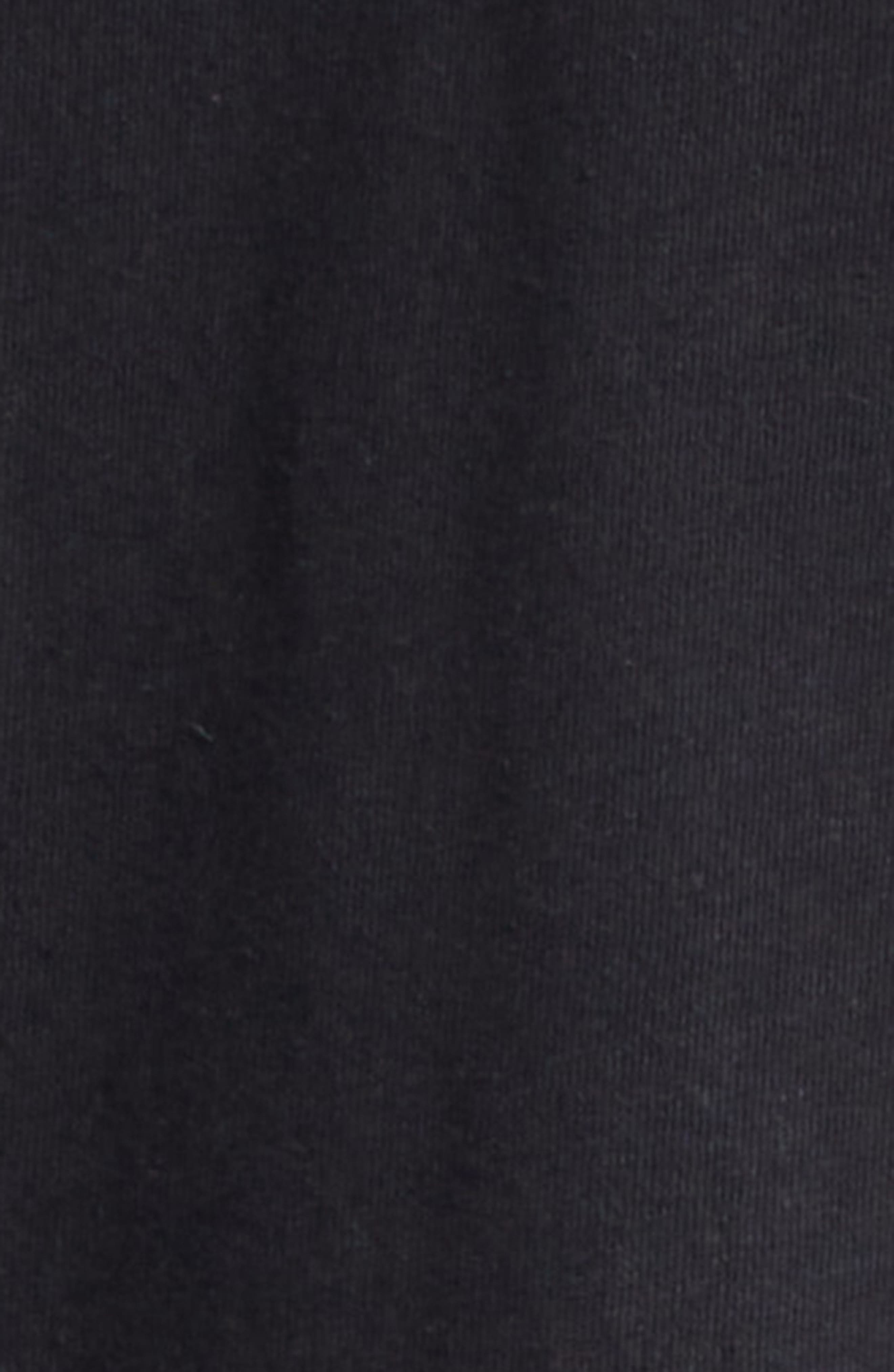 Lemaire Boxy Cotton & Linen T-Shirt in Jet Black at Nordstrom - 6